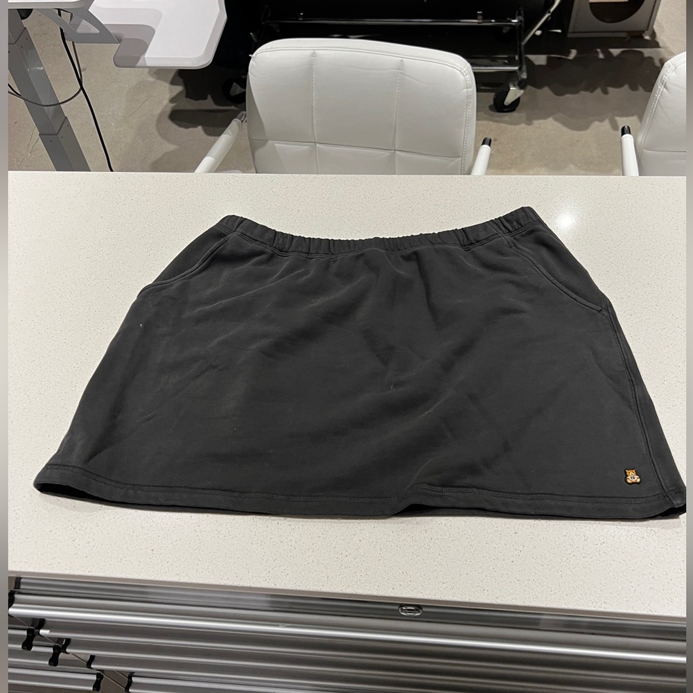 Teddy Fresh Fleece Drawstring Mini Skirt